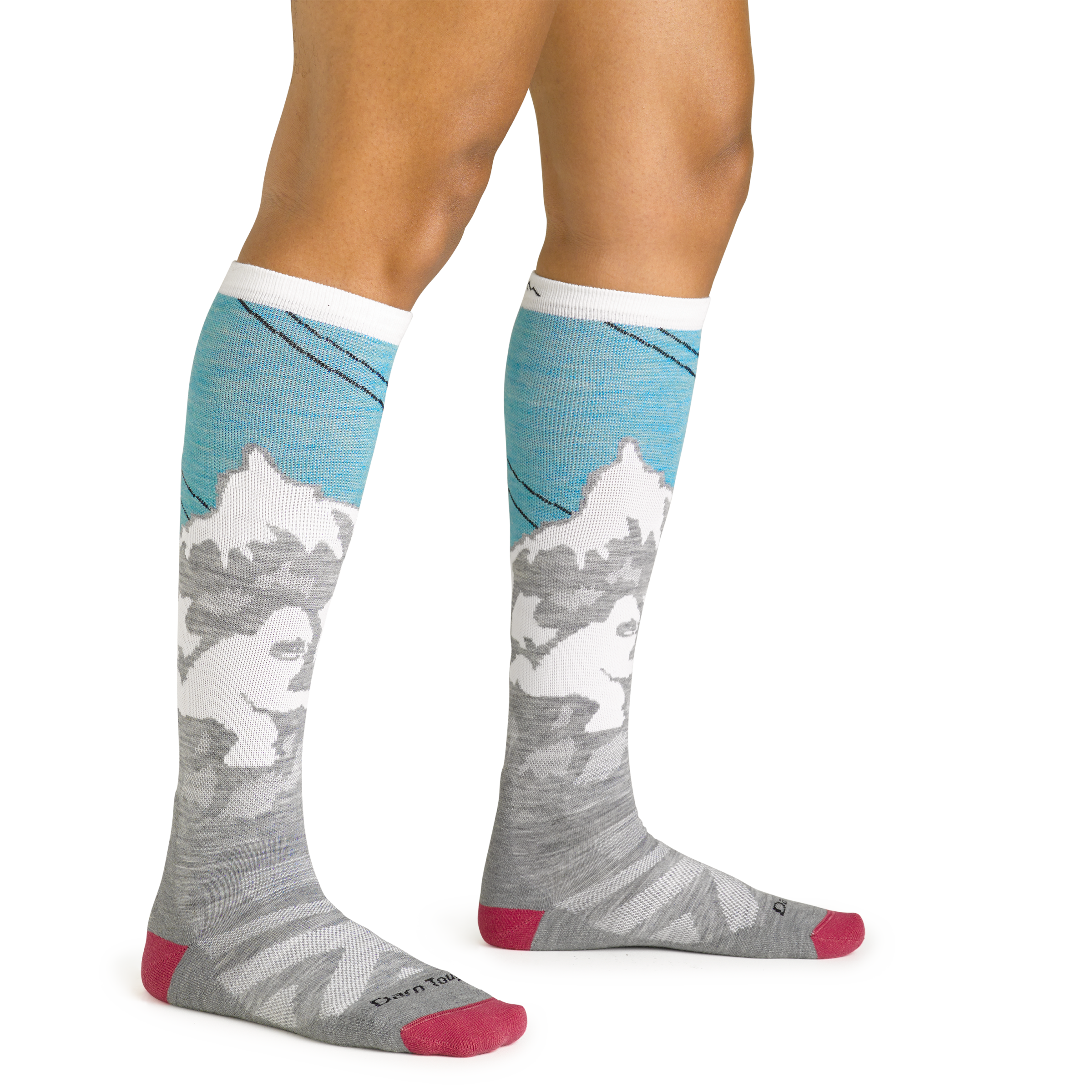 Darn Tough Socks Women's Yeti Over-the-Calf Midweight Ski & Snowboard Socks - Image 2