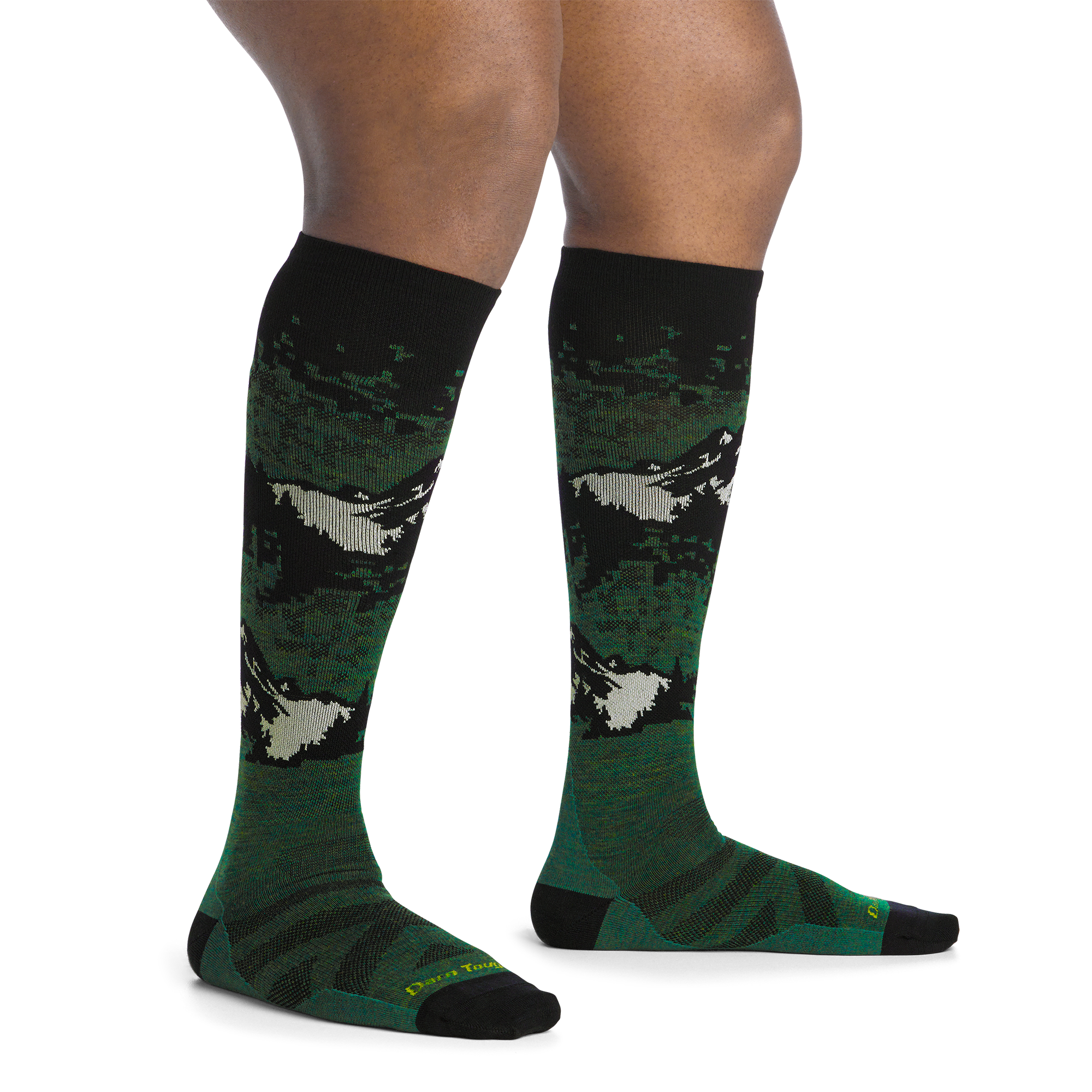 Darn Tough Socks Men's Cold Smoke Over-the-Calf Lightweight Ski & Snowboard Socks - Image 4