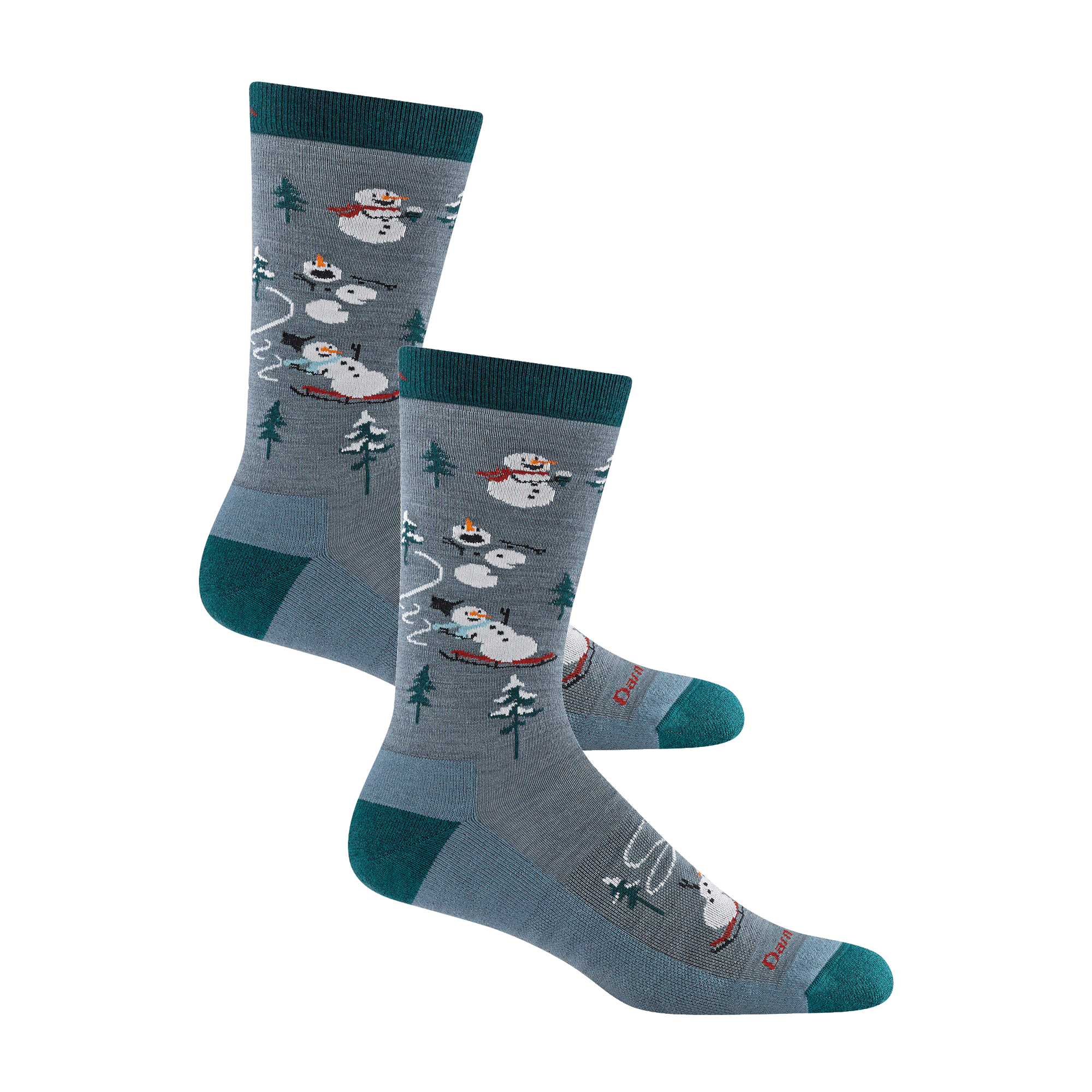 Darn Tough Socks Men's Sled Head Crew Lightweight Lifestyle 2-Pack