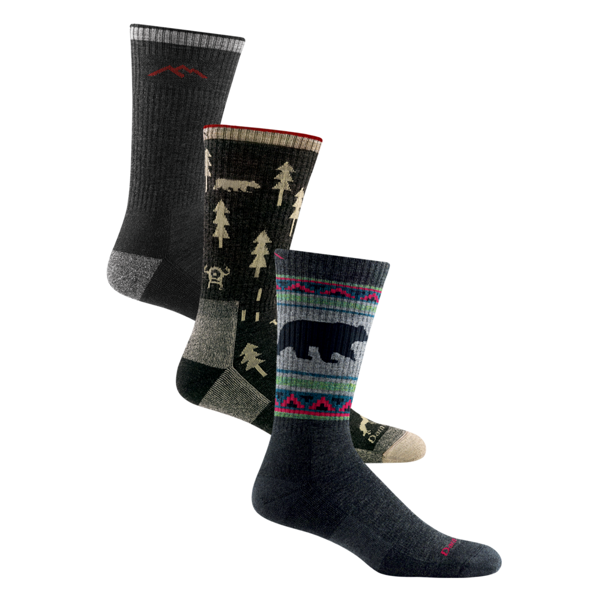 Darn Tough Socks Men's Boot Sock 3-Pack